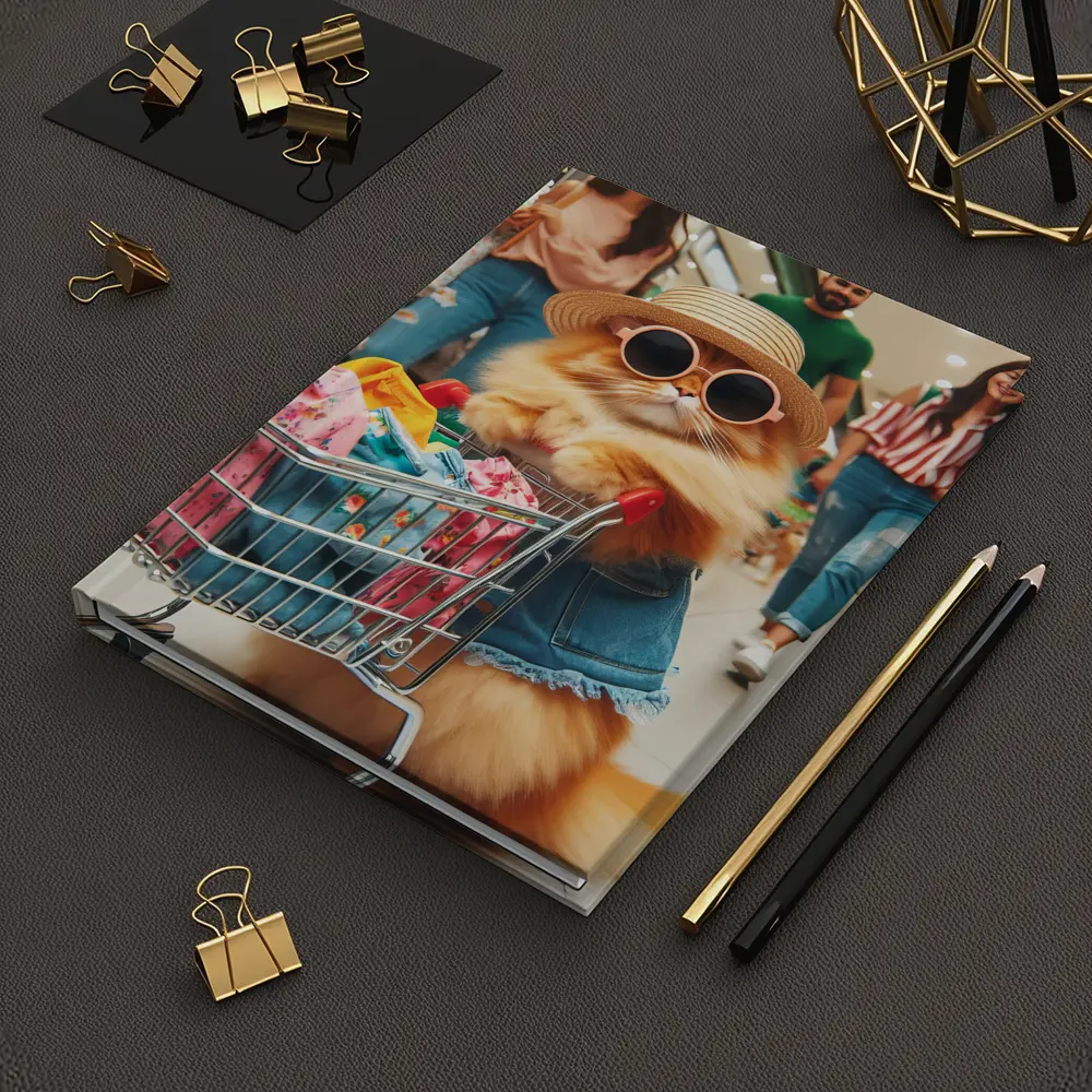 Persian Cat Shopping Mall Funny Sunglasses – Notebooks
