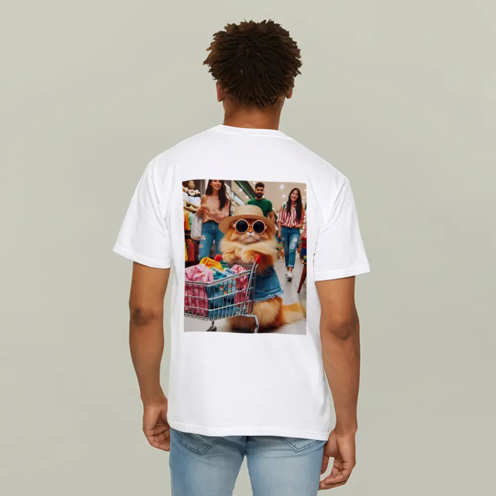 Persian Cat Shopping Mall Funny Sunglasses – T-Shirts