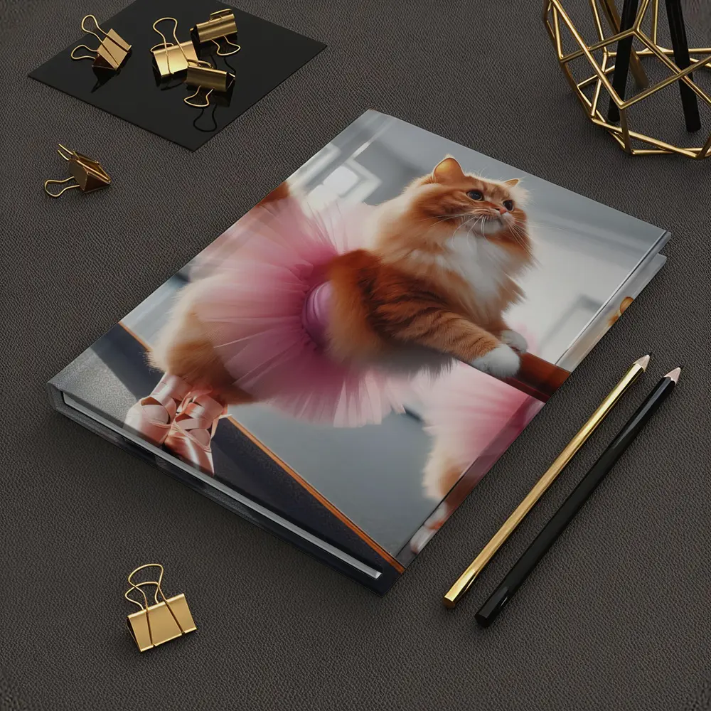Orange Cat Ballerina Pink Tutu Dance Studio – Notebooks