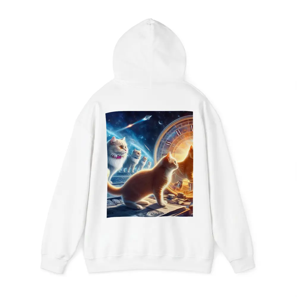 Cats Time Travel Space Money Fantasy Art – Hoodies
