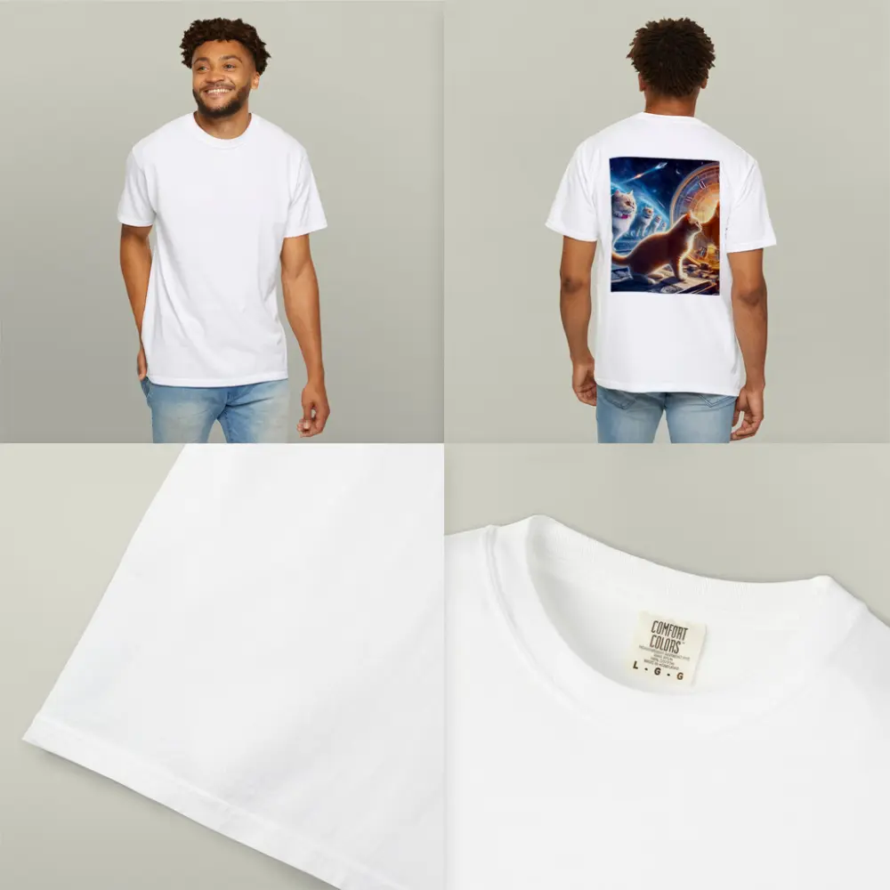 Cats Time Travel Space Money Fantasy Art – T-Shirts