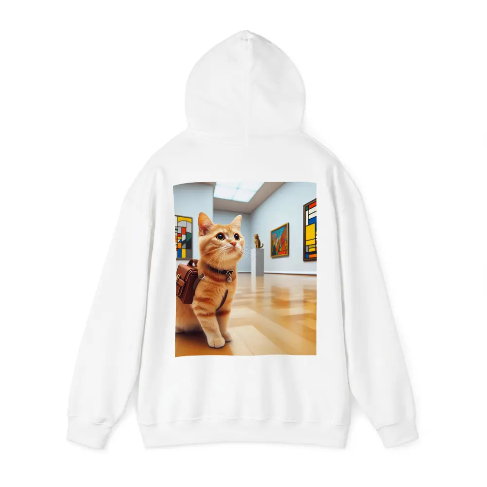 Orange Tabby Cat Art Gallery Museum – Hoodies
