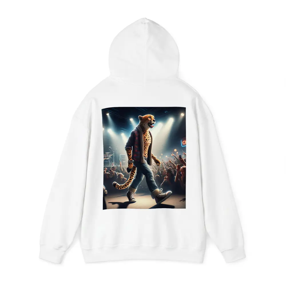 Cheetah Rockstar Performing Live Concert Stage – Hoodies