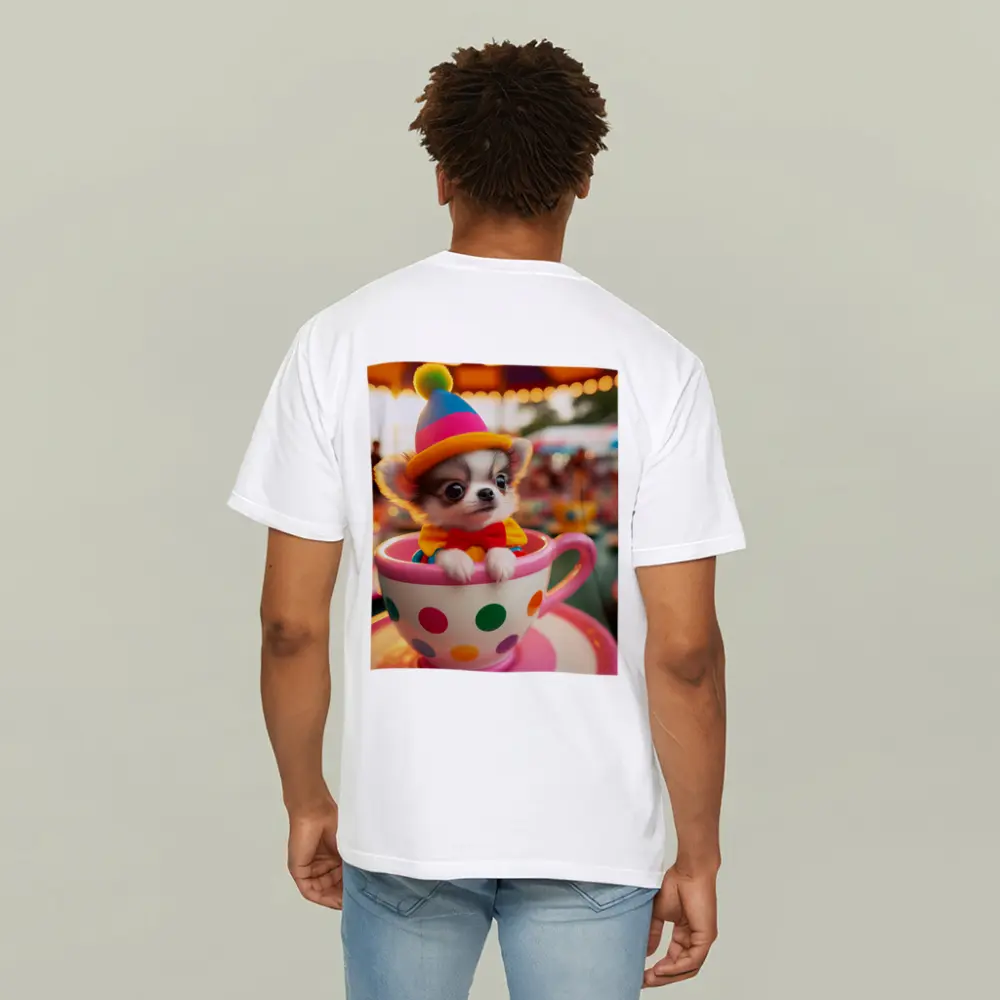 Chihuahua Puppy Clown Hat Teacup Carnival – T-Shirts