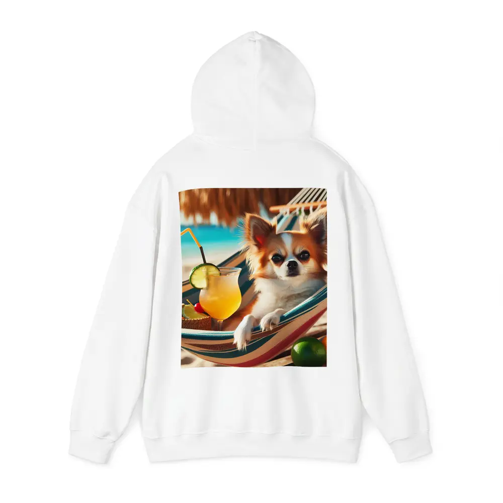 Chihuahua Relaxing on Beach Hammock Summer – Hoodies