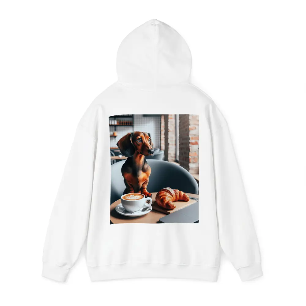 Dachshund Dog Coffee Shop Cafe Art – Hoodies
