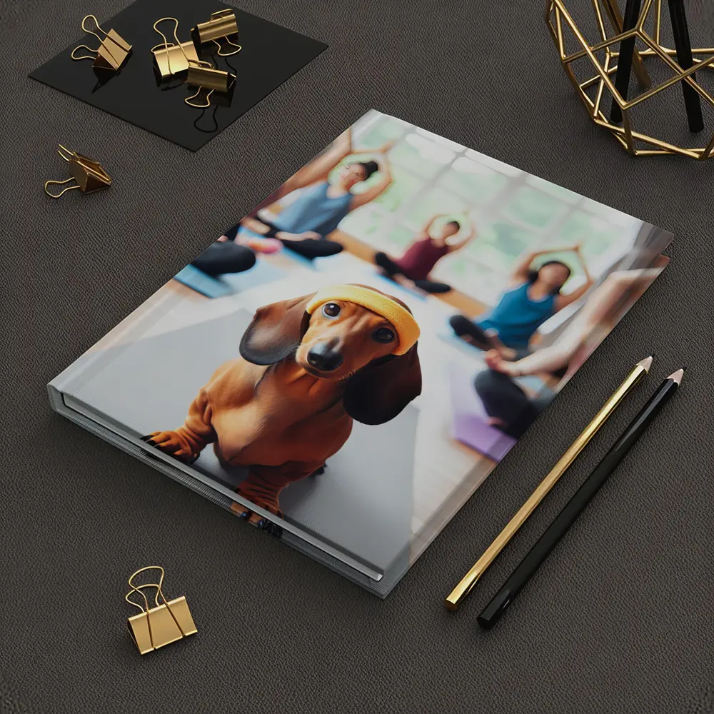 Dachshund Dog Yoga Class Studio – Notebooks