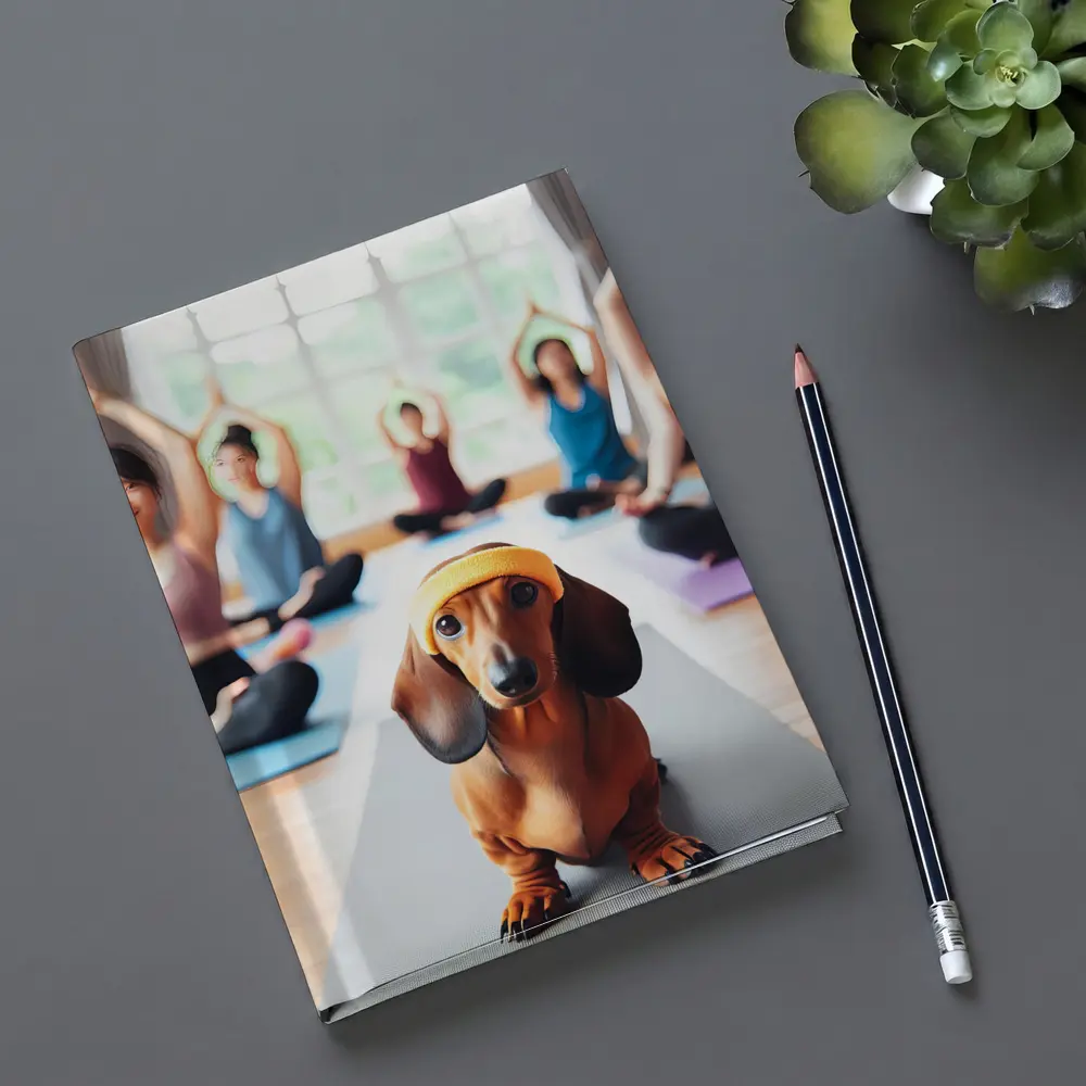 Dachshund Dog Yoga Class Studio – Notebooks