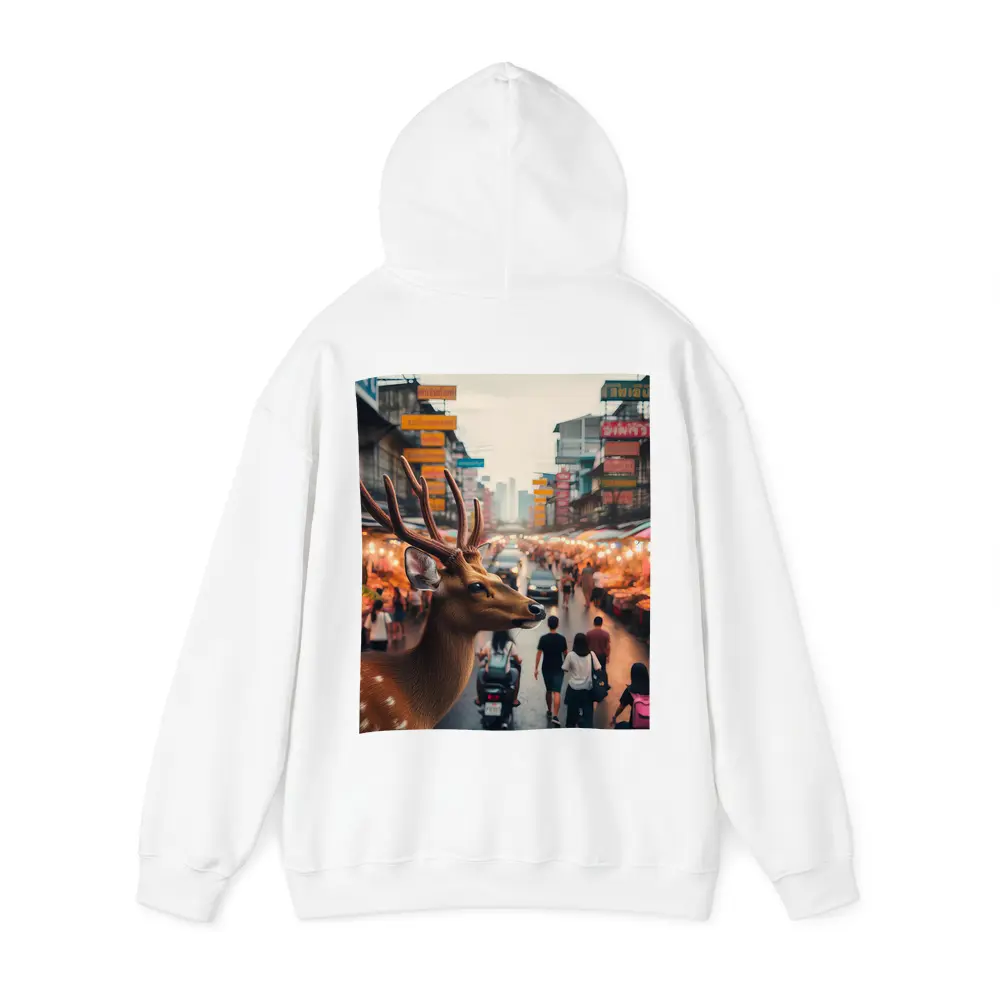 Deer Stag at Bangkok Thailand Street Market – Hoodies