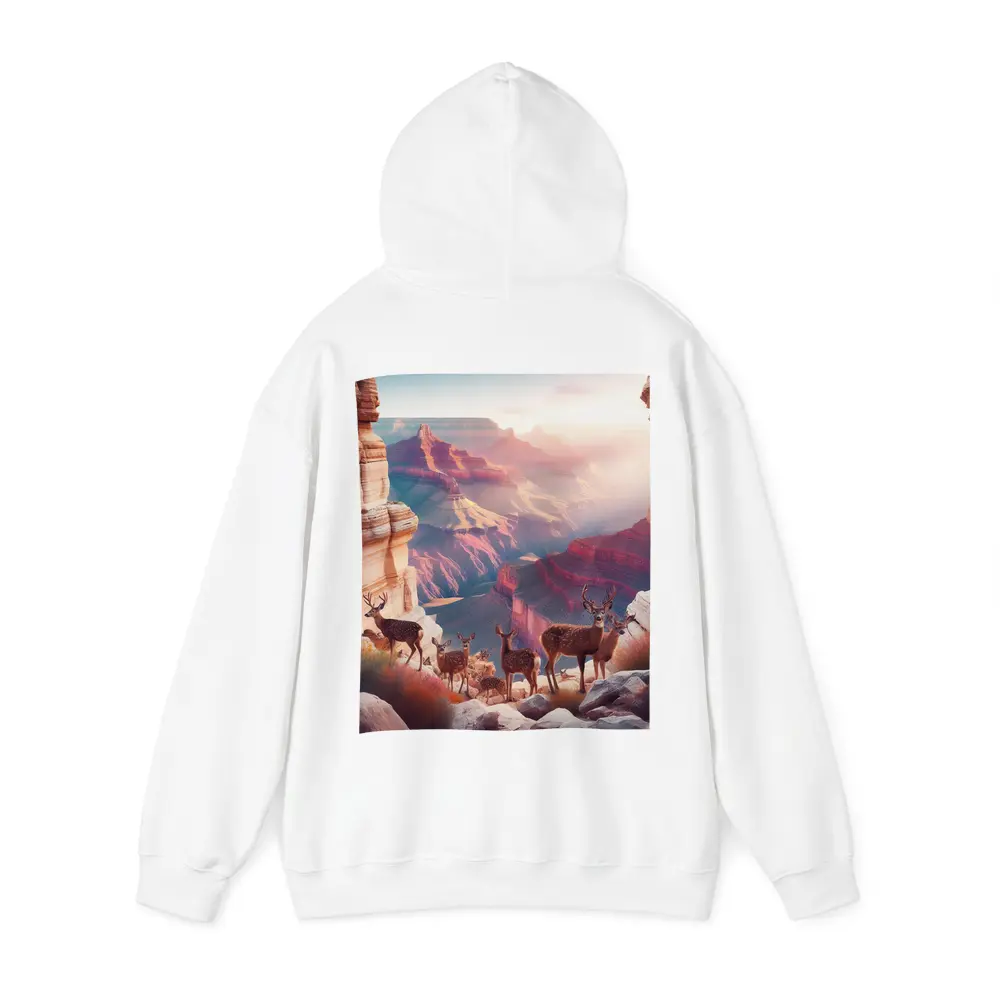 Deer Herd Grand Canyon Sunrise Landscape – Hoodies