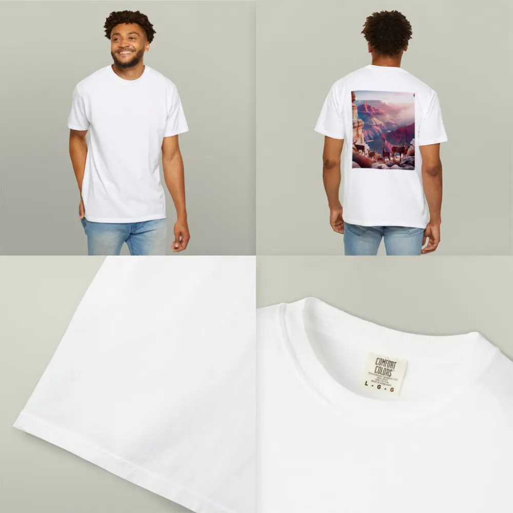 Deer Herd Grand Canyon Sunrise Landscape – T-Shirts