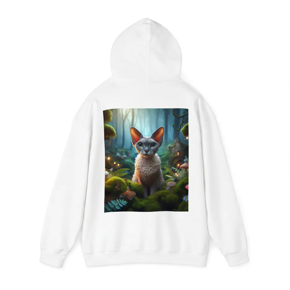 Devon Rex Cat Enchanted Fantasy Forest Art – Hoodies