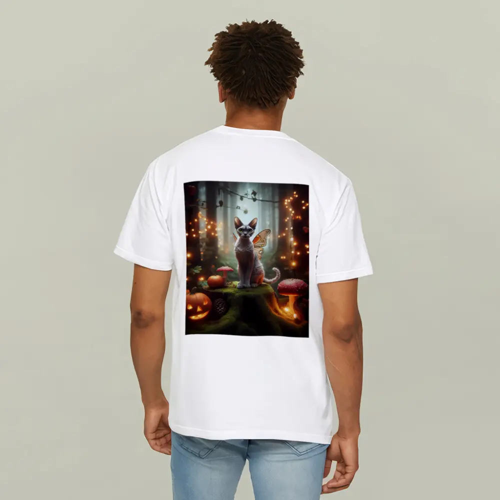 Devon Rex Fairy Cat Enchanted Forest Halloween – T-Shirts