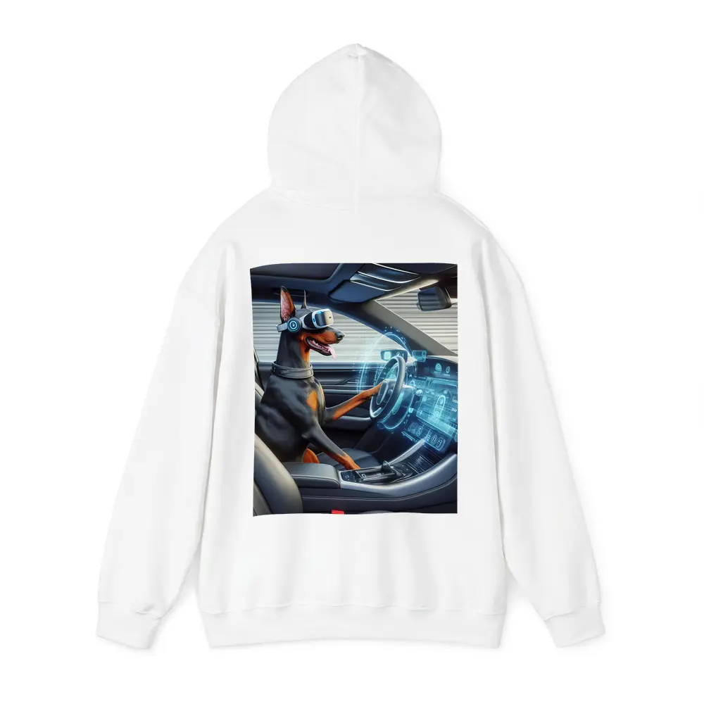 Doberman Pinscher Driving Car VR Headset – Hoodies