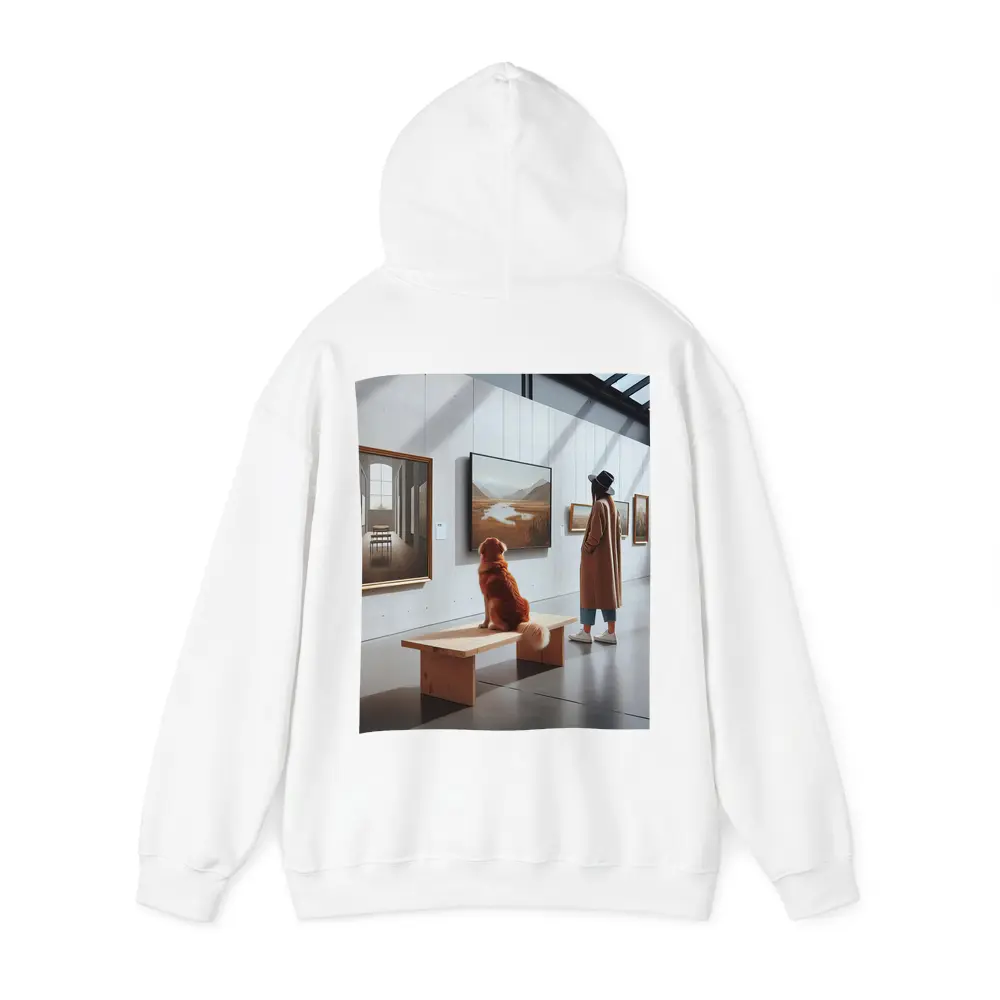 Golden Retriever Dog Art Gallery Museum – Hoodies