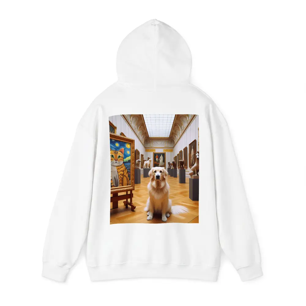 Golden Retriever Dog Art Gallery Museum – Hoodies