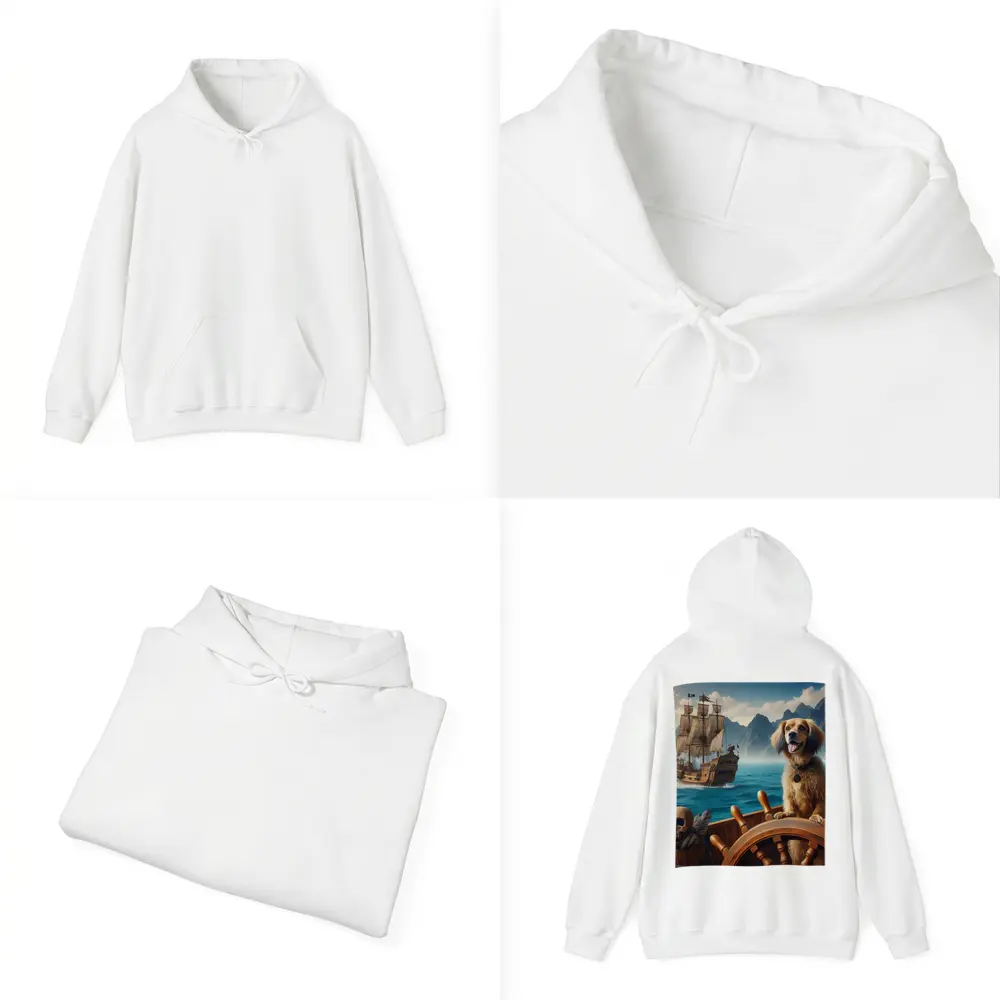 Happy Dog Pirate Ship Ocean Adventure – Hoodies