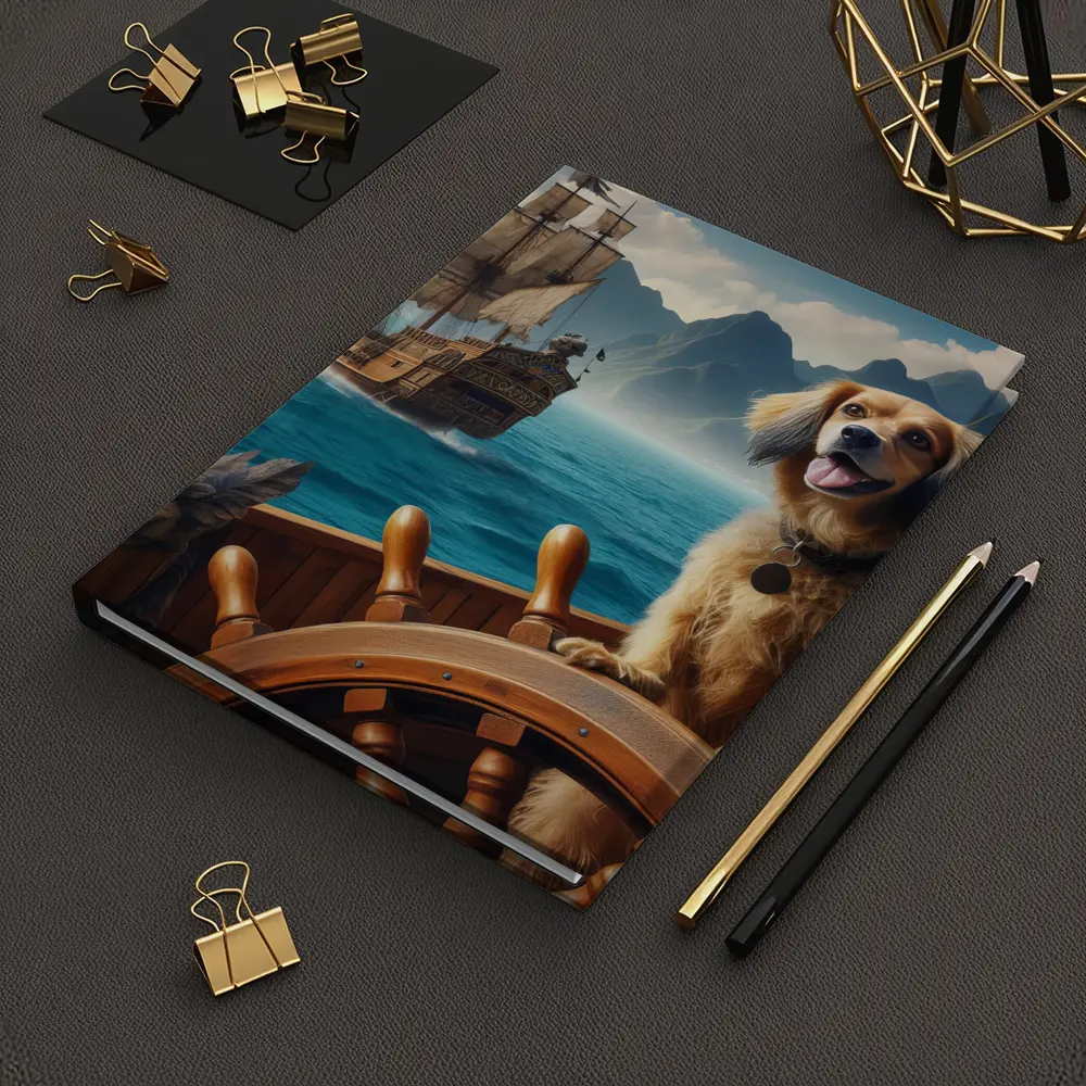 Happy Dog Pirate Ship Ocean Adventure – Notebooks