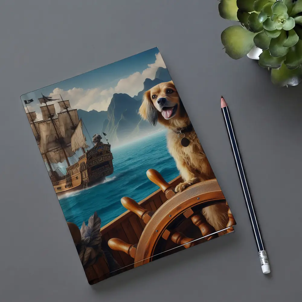 Happy Dog Pirate Ship Ocean Adventure – Notebooks