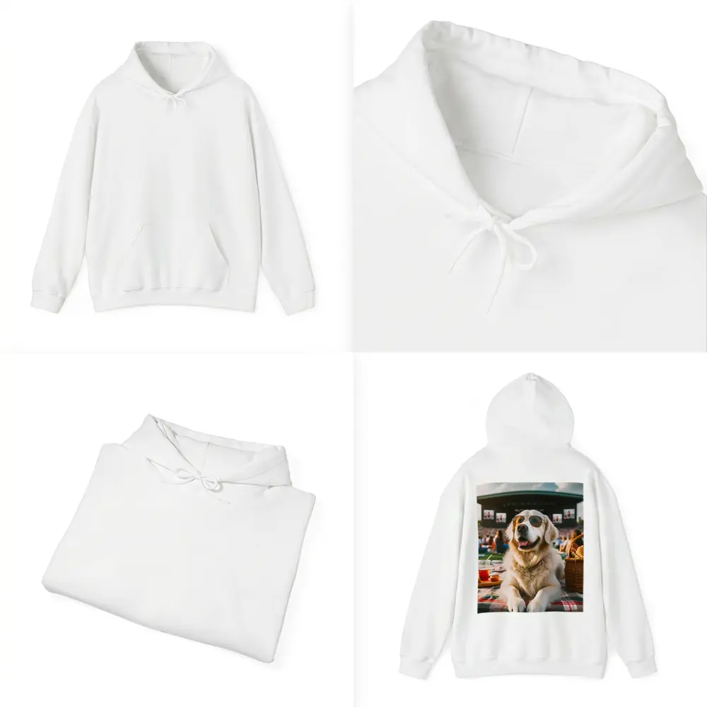 Golden Retriever Sunglasses Outdoor Concert Festival – Hoodies