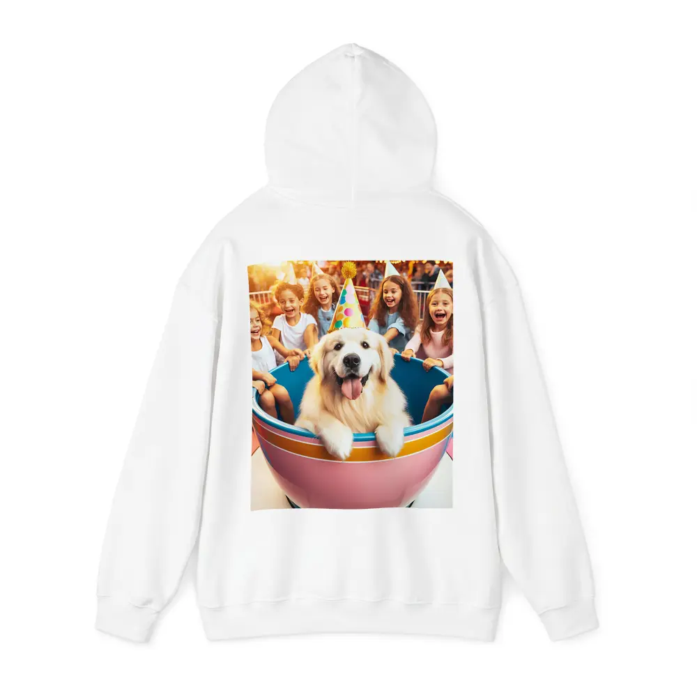 Golden Retriever Party Hat Teacup Ride Kids – Hoodies