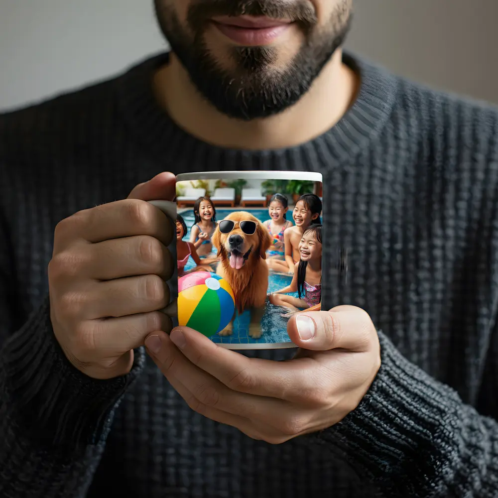 Golden Retriever Sunglasses Kids Pool Party – Mugs