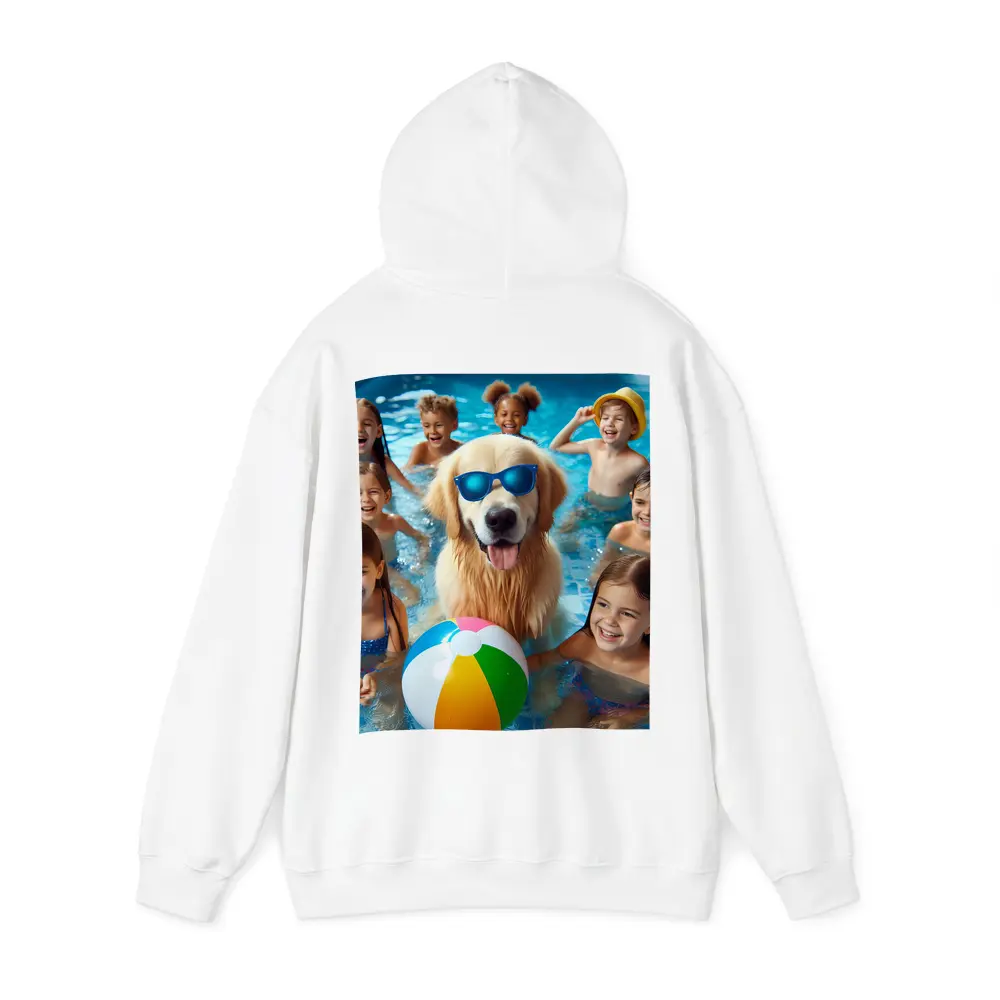 Golden Retriever Sunglasses Kids Pool Party – Hoodies