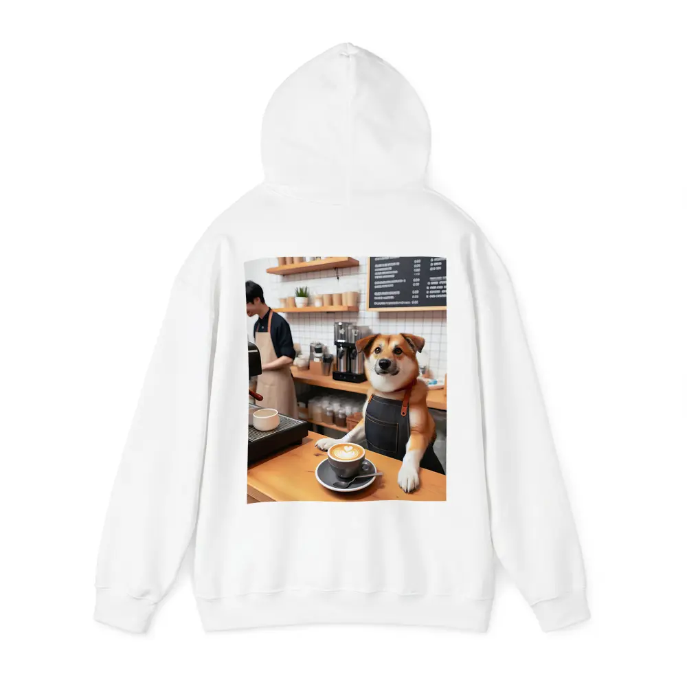 Shiba Inu Barista Dog Coffee Shop – Hoodies
