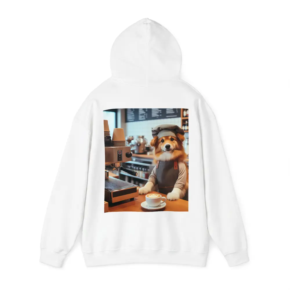 Corgi Barista Dog Working Coffee Shop – Hoodies