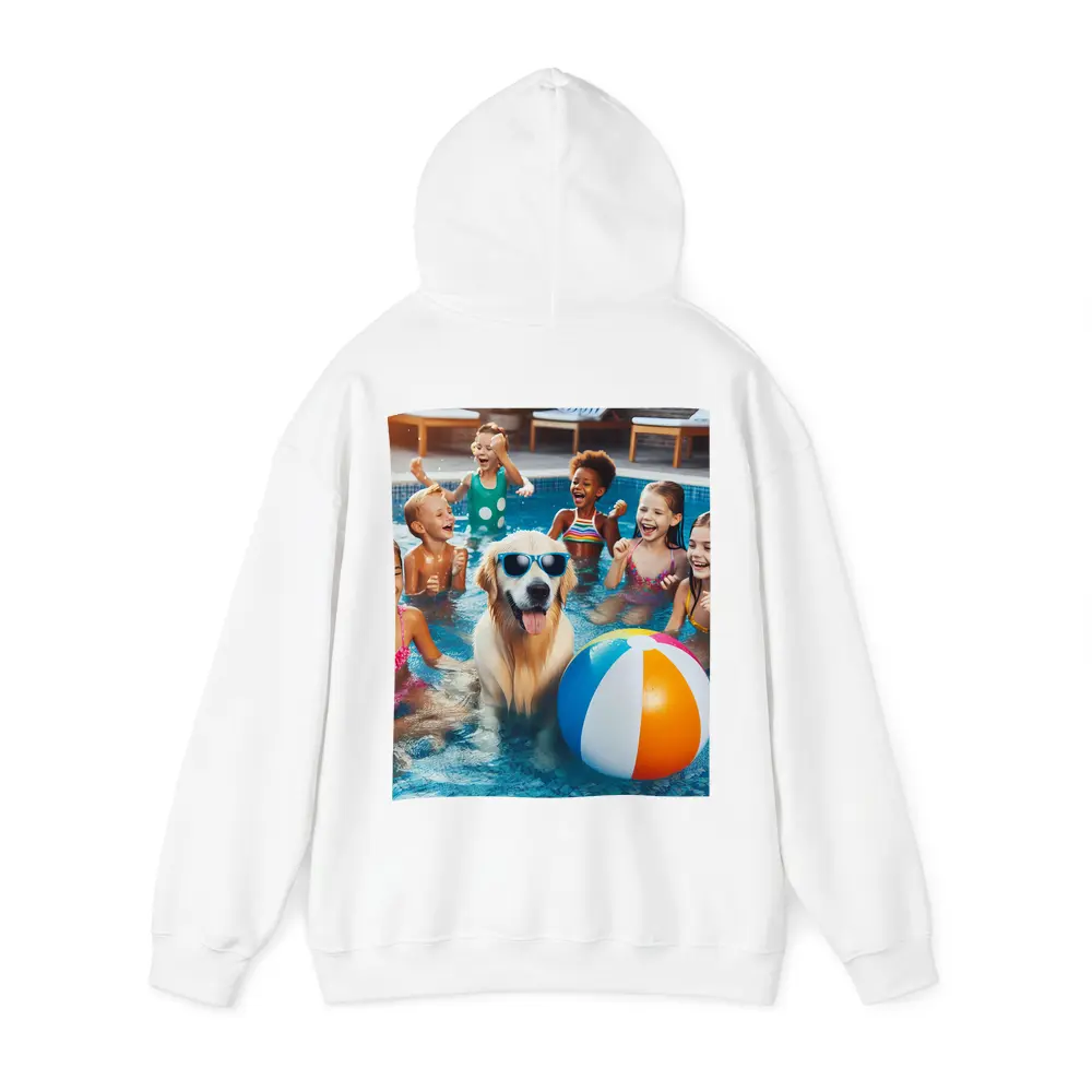 Golden Retriever Kids Pool Party Summer – Hoodies