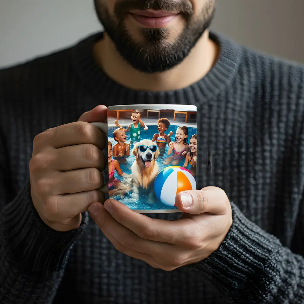 Golden Retriever Kids Pool Party Summer – Mugs