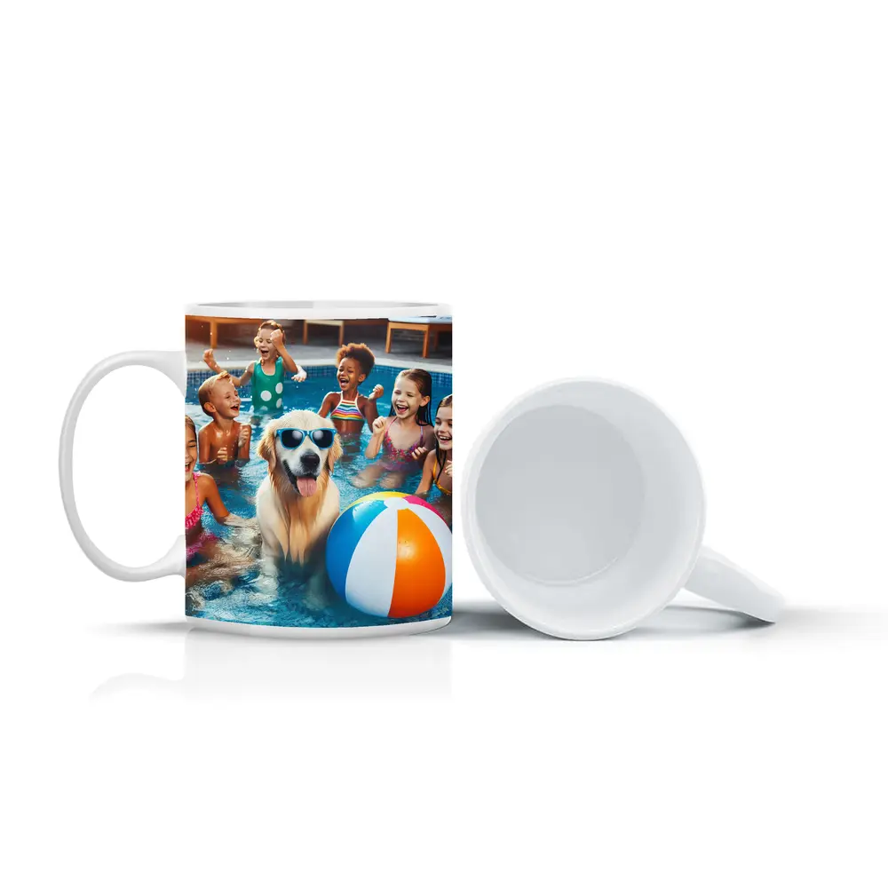 Golden Retriever Kids Pool Party Summer – Mugs