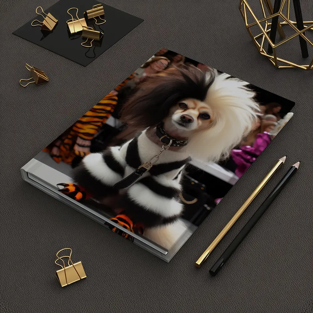 Fancy Dog Fashion Show Glamorous Audience – Notebooks