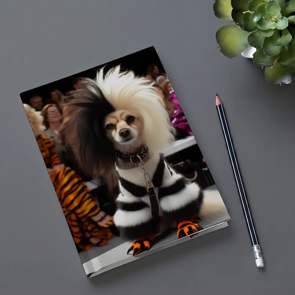 Fancy Dog Fashion Show Glamorous Audience – Notebooks
