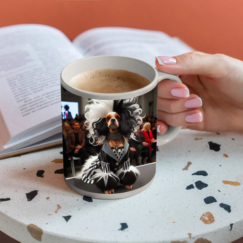 Cavalier King Charles Spaniel Fashion Show Runway – Mugs
