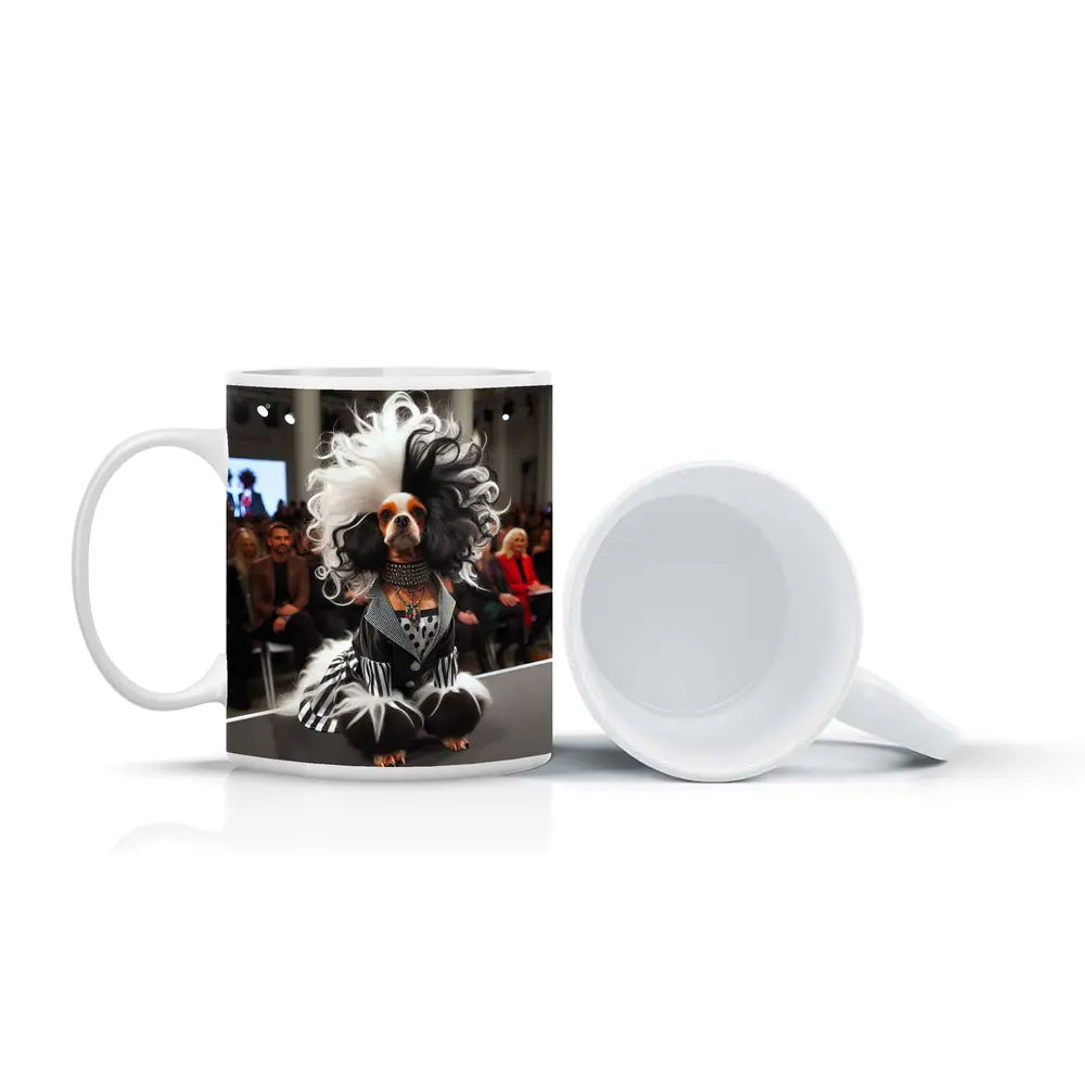 Cavalier King Charles Spaniel Fashion Show Runway – Mugs