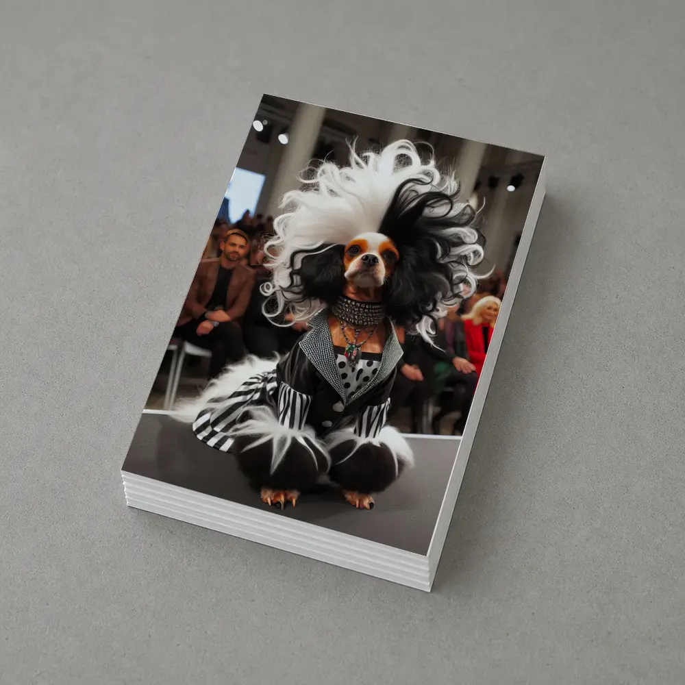 Cavalier King Charles Spaniel Fashion Show Runway – Postcards