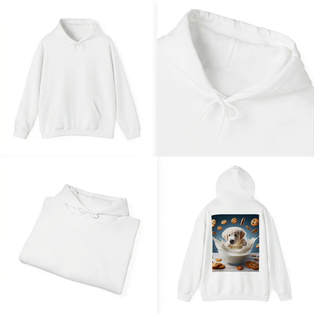 Golden Retriever Puppy Milk Bowl Cookies – Hoodies