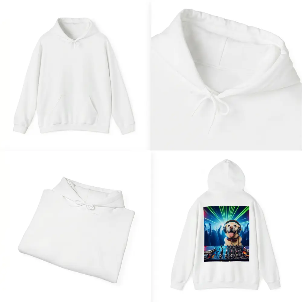 Labrador DJ Dog Party Club Neon – Hoodies