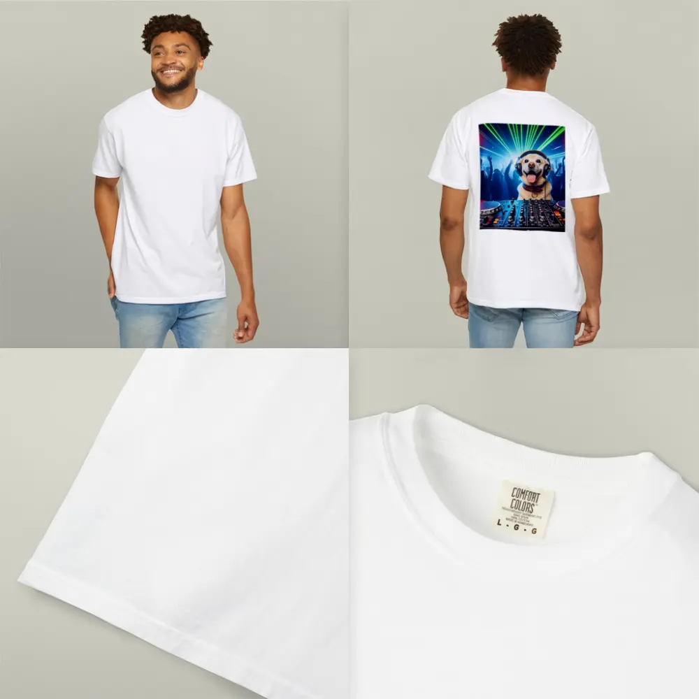 Labrador DJ Dog Party Club Neon – T-Shirts