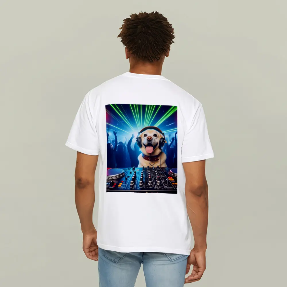 Labrador DJ Dog Party Club Neon – T-Shirts