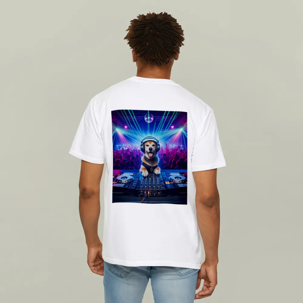 Golden Dog DJ Club Neon Party – T-Shirts