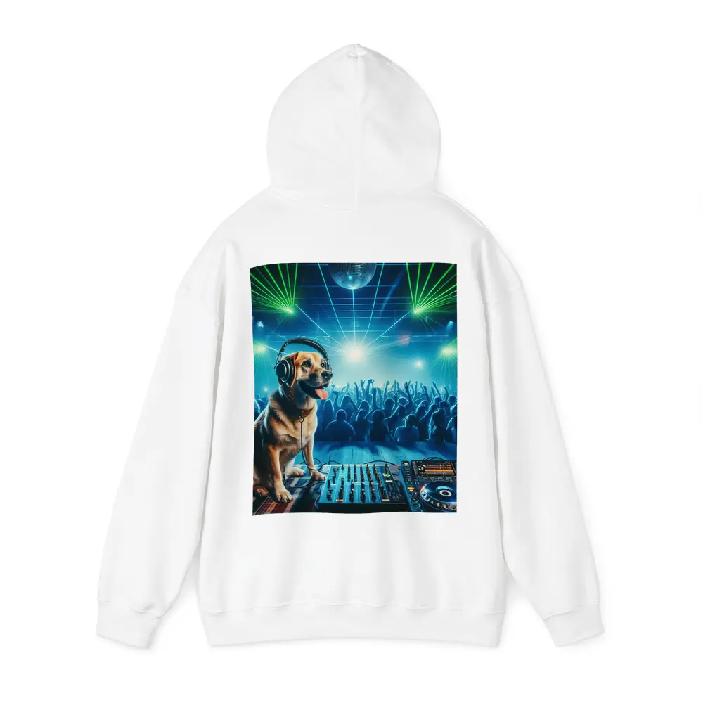 Labrador DJ Dog Nightclub Party Scene – Hoodies