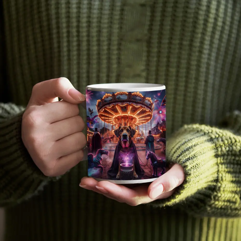Magical Dog Wizard Carnival Fantasy Night – Mugs