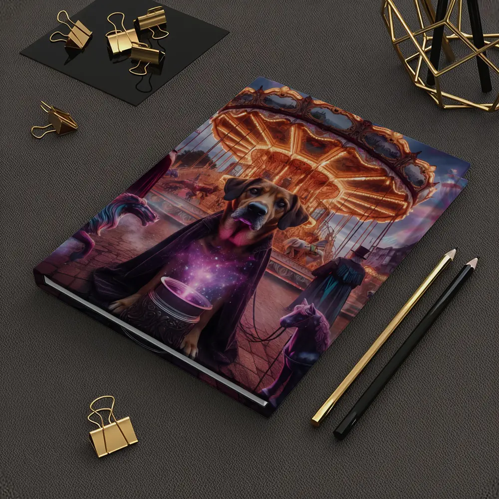 Magical Dog Wizard Carnival Fantasy Night – Notebooks