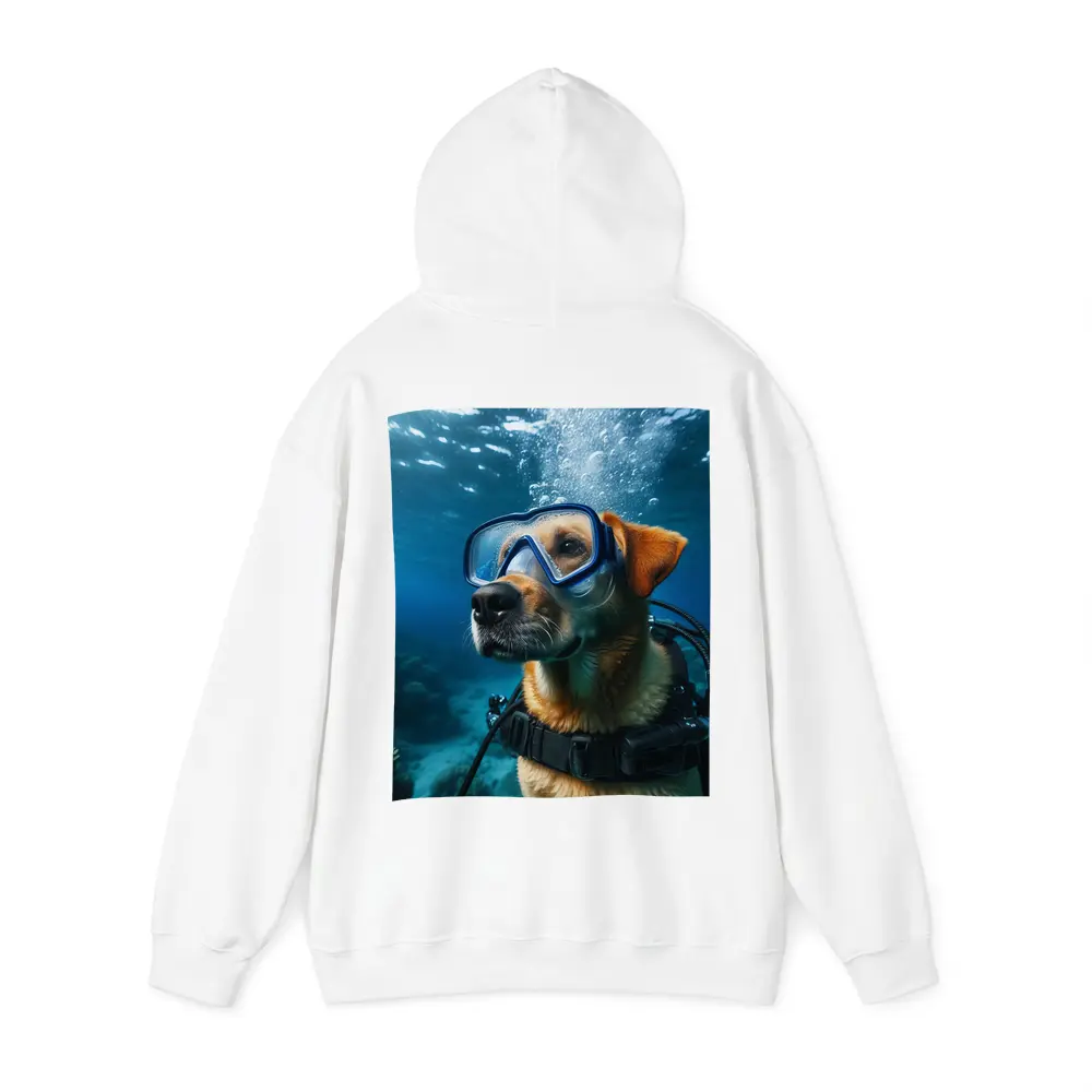 Dog Scuba Diving Underwater Ocean Adventure – Hoodies