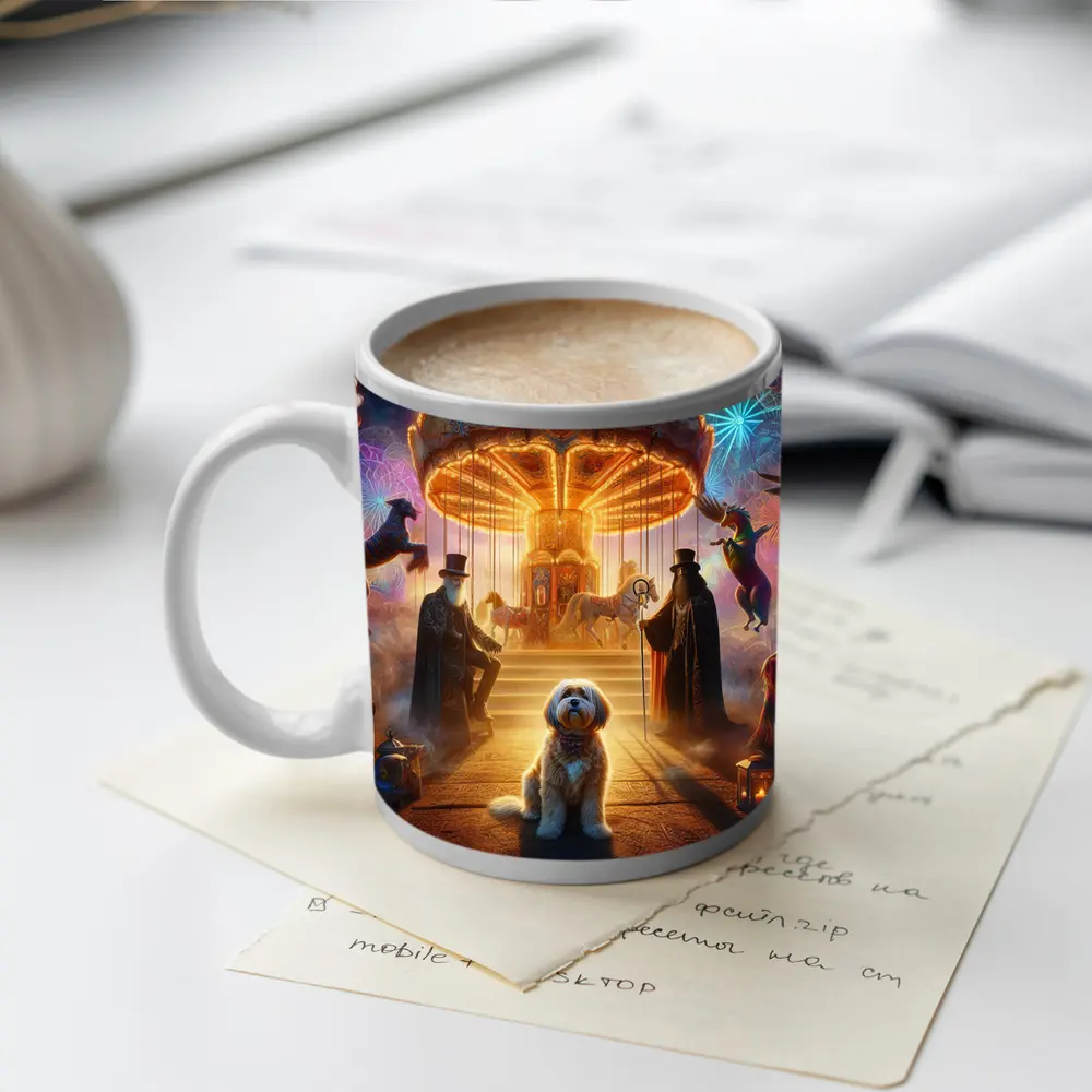 Havanese Dog Magical Carnival Fantasy Night – Mugs