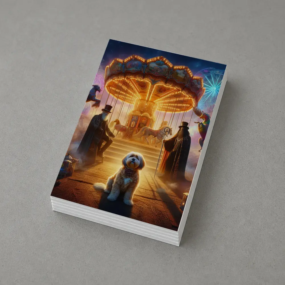 Havanese Dog Magical Carnival Fantasy Night – Postcards