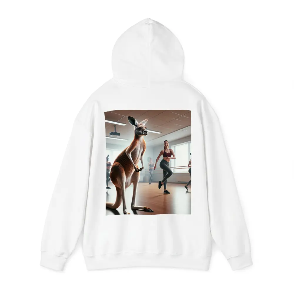 Kangaroo Dancing In Fitness Studio Class – Hoodies