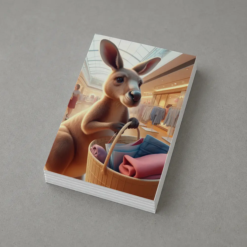 Kangaroo Shopping In Bright Mall – Postcards